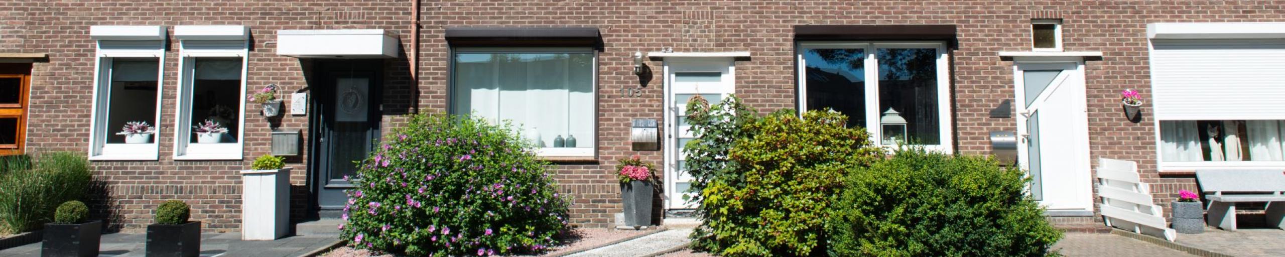 rijtjeshuizen in het Lauradorp