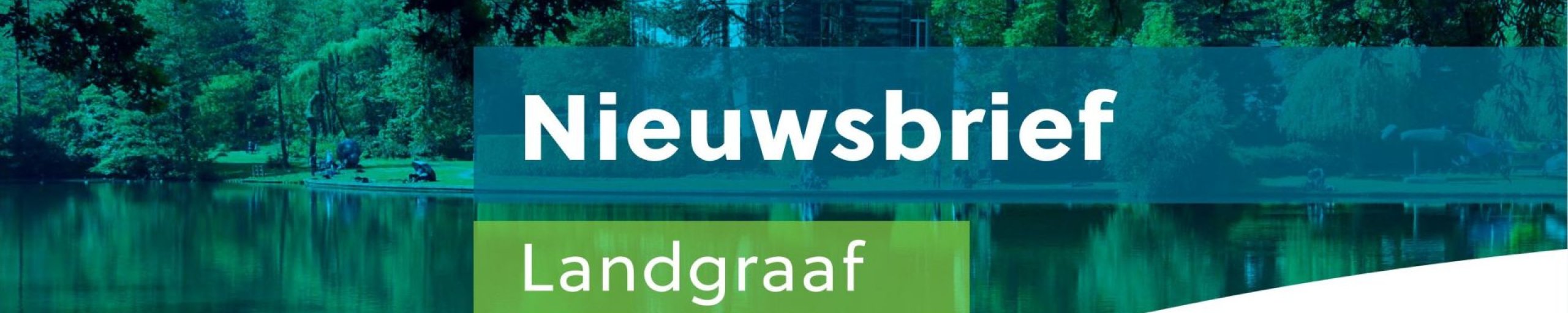 Kop van nieuwsbrief Landgraaf: foto van kasteel Strijthagen