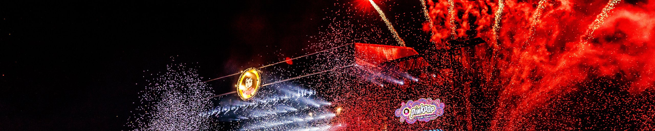 vuurwerk op pinkpop